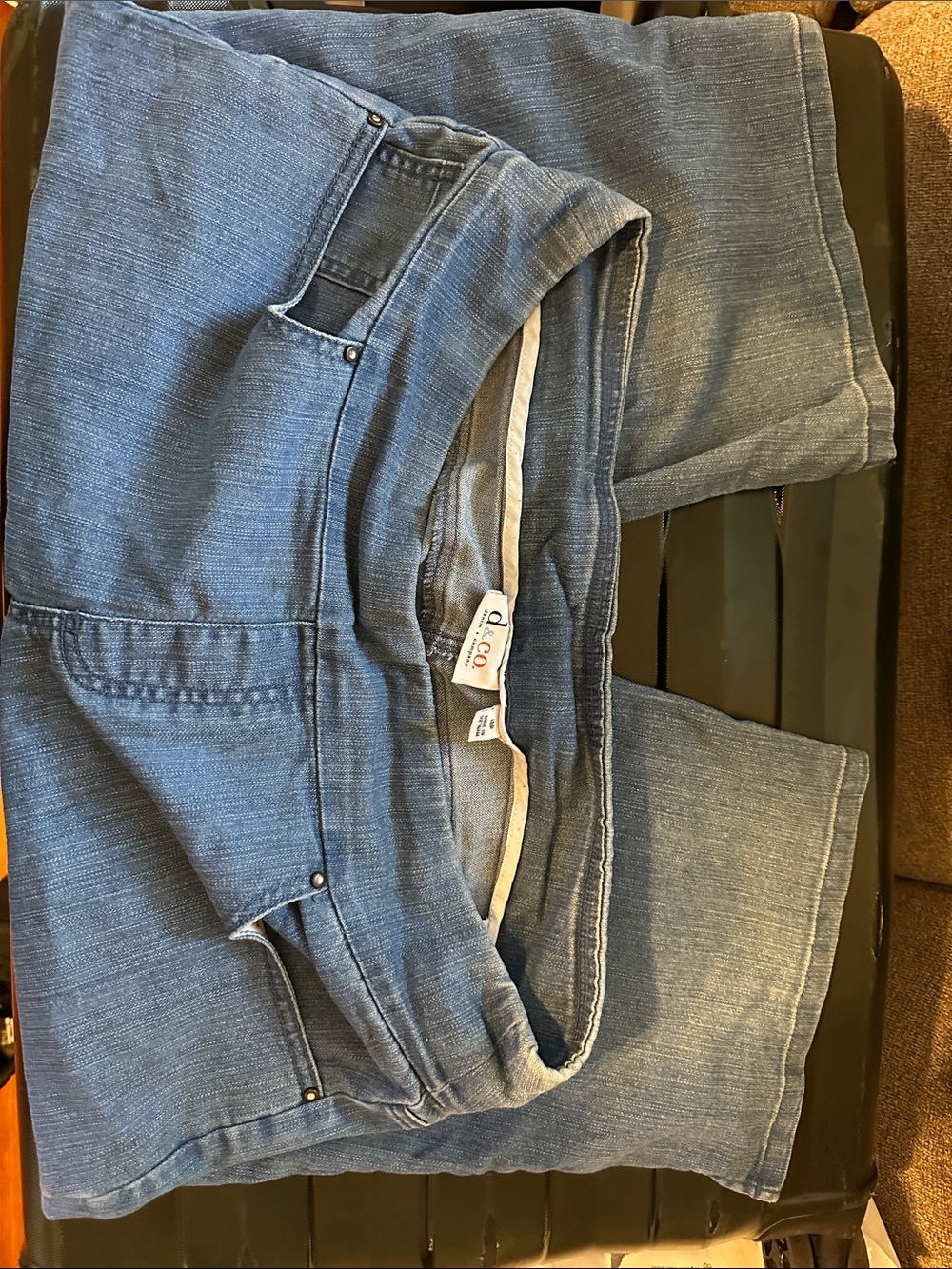 Denim&Co Light Blue Capri Jeans 16p